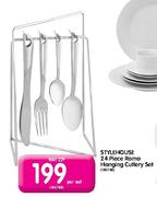 Stylehouse 24 Piece Romo Hanging Cutlery Set