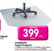 Chairmate best sale carpet protector