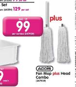 Addis Fan Mop Plus Head Combo-Per Combo