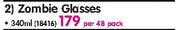 Consol Zombie Glasses 340ml-Per 48 Pack