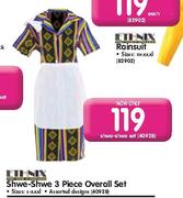 Finix Shwe-Shwe 3 Piece Overall Set