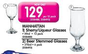  Manhattan Sherry/Liqueur Glasses-Per 12 Pack