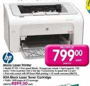 Hp 85A Black Laser Toner Cartridge Each 