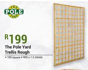 Pole The Pole Yard Trellis Rough 100 Square 900 x 1.5