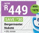 Bergermaster 20L Nukote