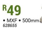Braided Tap Connectors MXF SABS 500mm