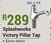 Splashworks Victory Pillar Tap 22mm