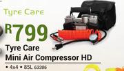 Tyre Care Mini Air Compressor HD 4 x 4-85L