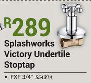 Splashworks Victory Undertile Stoptap 
