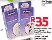 Pulvex Tick And Flea Spot Puppy,Small/Medium Dogs-1ml Each
