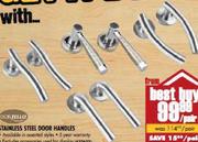 Doortello Stainless Steel Door Handles-Per Pair