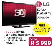LG 3D Plasma TV-50"(50PW350)