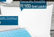 Tranquility Polyester Twin Pack Pillow
