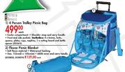 Terrace Leisure 4 person Trolley Picnic Bag-Each