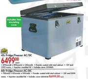 Camp master 60Ltr Fridge/Freezer AC/DC 720x525x595mm-Each