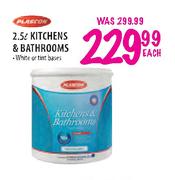 Plascon Kitchens & Bathrooms-2.5l Each
