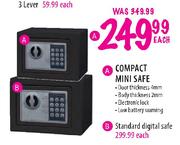 Compact Mini Safe-Each