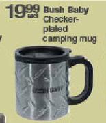 Bush Baby Checker Plated Camping Mug-Each