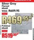 Silver Grey Polished Granite Tile 60x60-Per Sqm