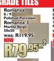 Romanza 8/9 Polished Porcelain Tile-Per Sqm