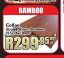 Coffee Strand Woven bamboo Tiles 915x96x10mm-Per Sqm