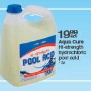 Aqua Cure Hi-Strength Hydrochloric Pool Acid-3Ltr Each