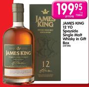 James King 12 Yo Speyside Single Malt Whisky in Gift Box-750ml