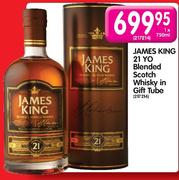 James King 21 Yo Blended Scotch Whisky in Gift Tube-750ml 