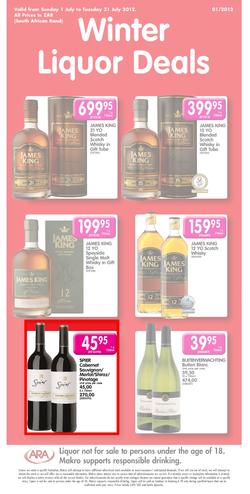Makro : Winter Liquor Deals (1 Jul - 31 Jul), page 1