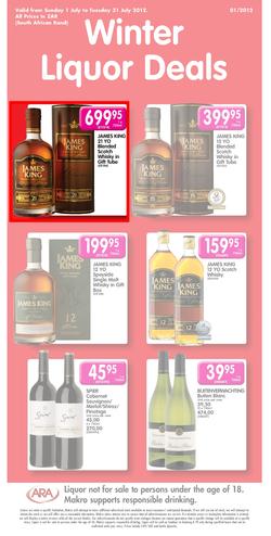 Makro : Winter Liquor Deals (1 Jul - 31 Jul), page 1