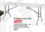 Pe Folding Camping Table Each