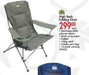 Camp Master High Back Folding Chair Each