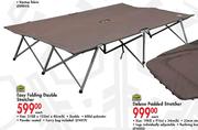 Camp Master Easy Folding Double Stretcher-210Lx132Wx45cmH Each