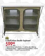 Camp Master 6 Shelf Deluxe Double Cupboard Each
