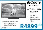 Sony Full HD LCD Tv-40"