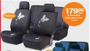 Q Premium Bling Seat Covers-6 Piece Per Set