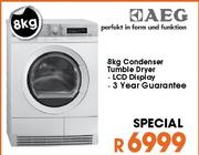 AEG 8kg Condenser Tumble Dryer