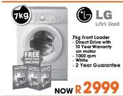 LG 7kg Front Loader Washing Machine