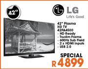 LG 42" Plasma HD TV(42PA4500)