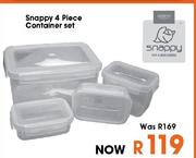 Snappy 4 Pieces Container Set