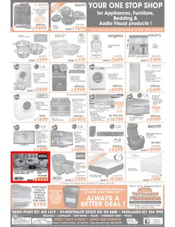 Tafelberg Furnishers : Your One Stop Shop (Until 29 Jul), page 1