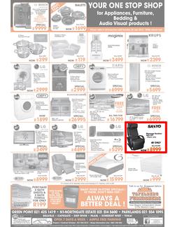 Tafelberg Furnishers : Your One Stop Shop (Until 29 Jul), page 1