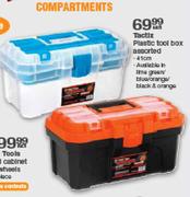 Tactix Plastic Tool Box Assorted-41cm