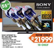 Sony internet Tv 55" Full HD 3D LED(KDL55HX750)
