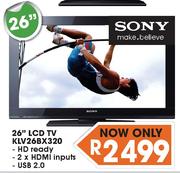 Sony 26" LCD TV(KLV26BX320)