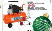 Eurasia 1.8kw Air Compressor Plus Kit-50Ltr