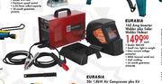 Eurasia 160 Amp Inverter Welder Plus Solar Welder Helmet-Each