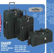 Skyflite 3-Piece Deluxe Travel Set-55cm Per Set