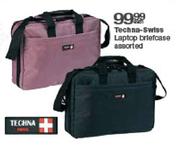 Techna-Swiss Laptop Briefcase Assorted-Each