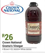 Crown National Grama's Vinegar-2Ltr